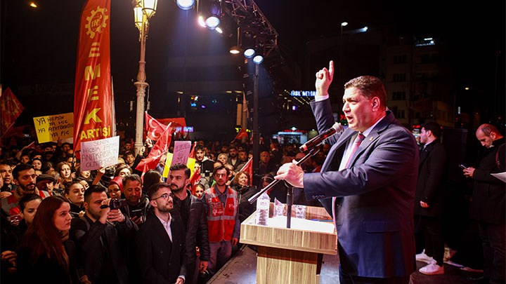    Экрем Имамоглу - представитель либеральной оппозиции Эрдогану. Фото: Zakariya Yahya/Keystone Press Agency/Global Look Press