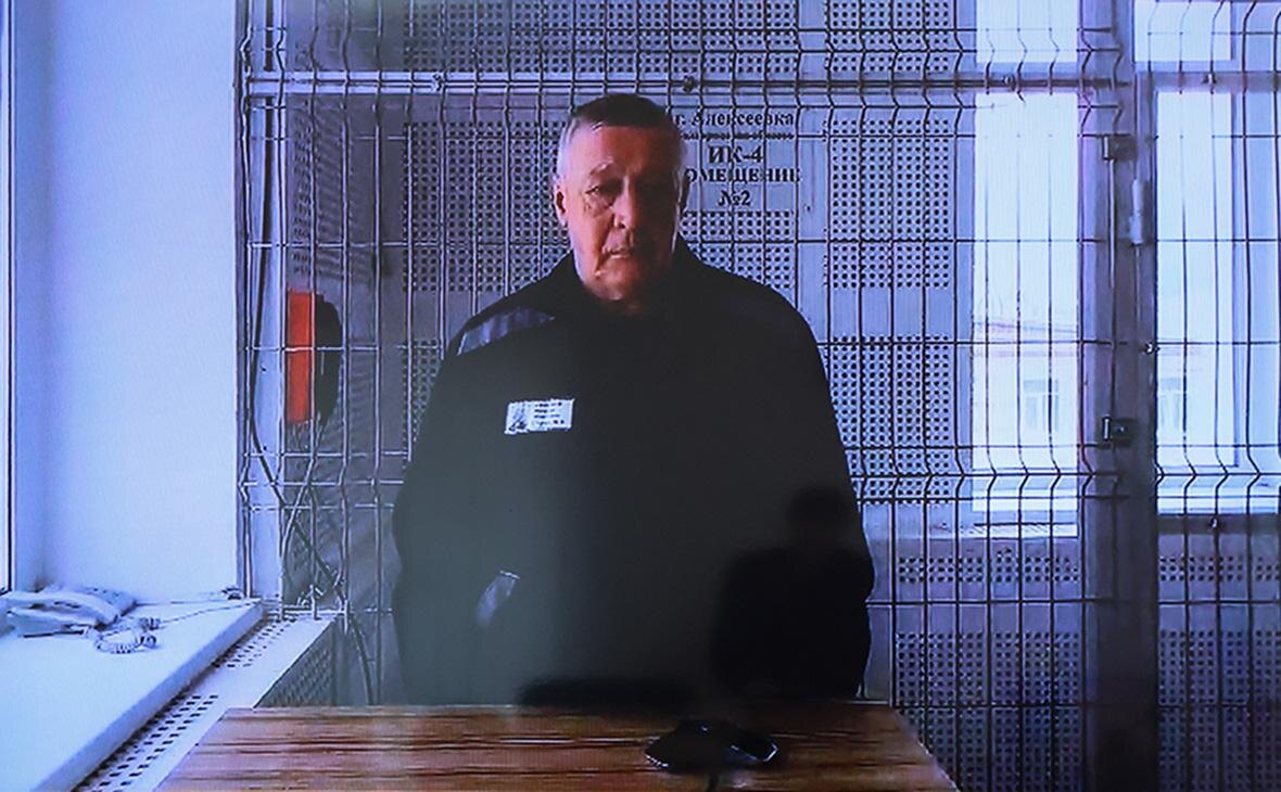    Михаил Ефремов, Алексеевский районный суд Белгородской области, 24 марта 2025 года Фото: Алексей Белкин / NEWS.ru / Global Look Press Георгий