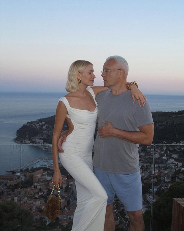    Елена Перминова и ее бывший возлюбленный — миллиардер Александр Лебедев. Фото: @lenaperminova