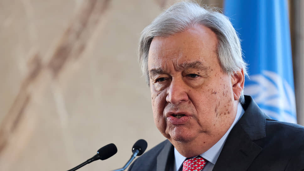 Антониу Гутерриш.📷Фото: Pierre Albouy / Pool / Reuters