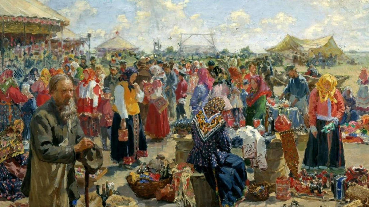 Иван Куликов - Ярмарка, 1910 г.