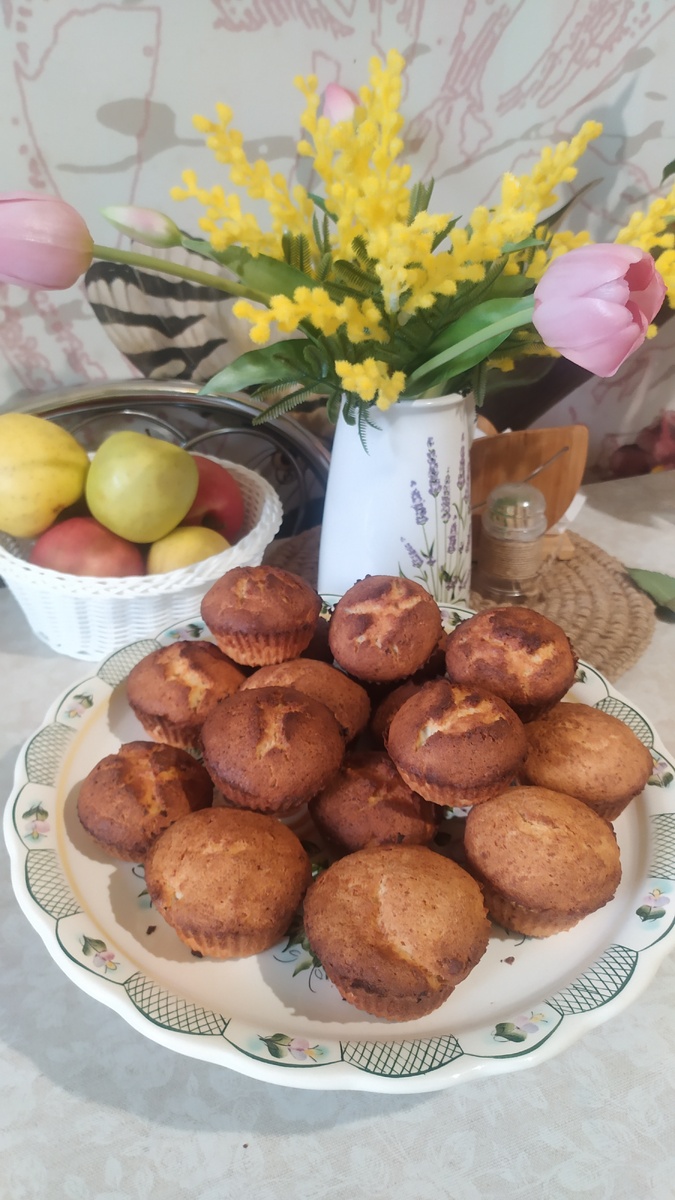 Творожные кексы ❤️