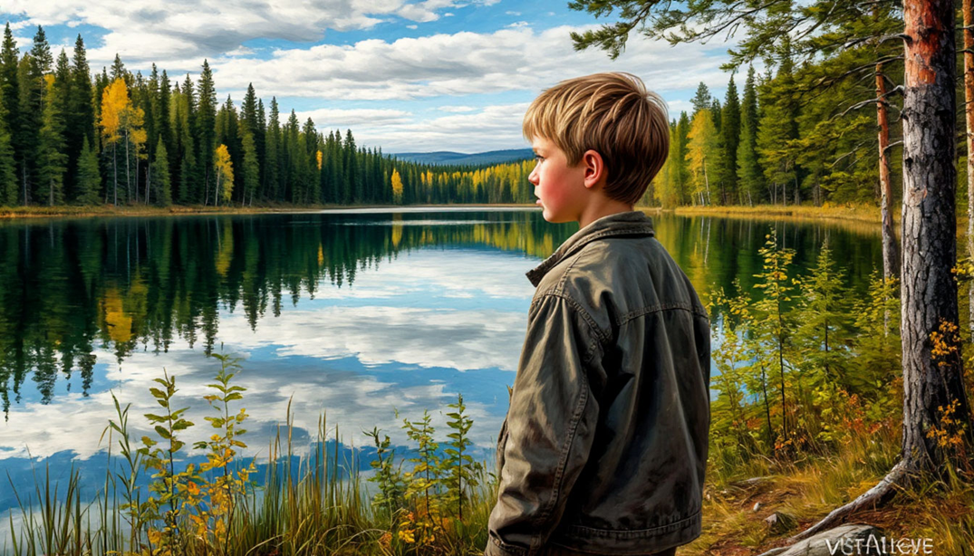 Васюткино озеро. Краткое содержание