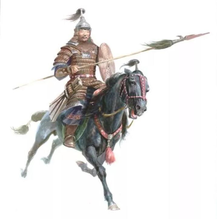 Монгольский воин, картинка из открытых соцсетей