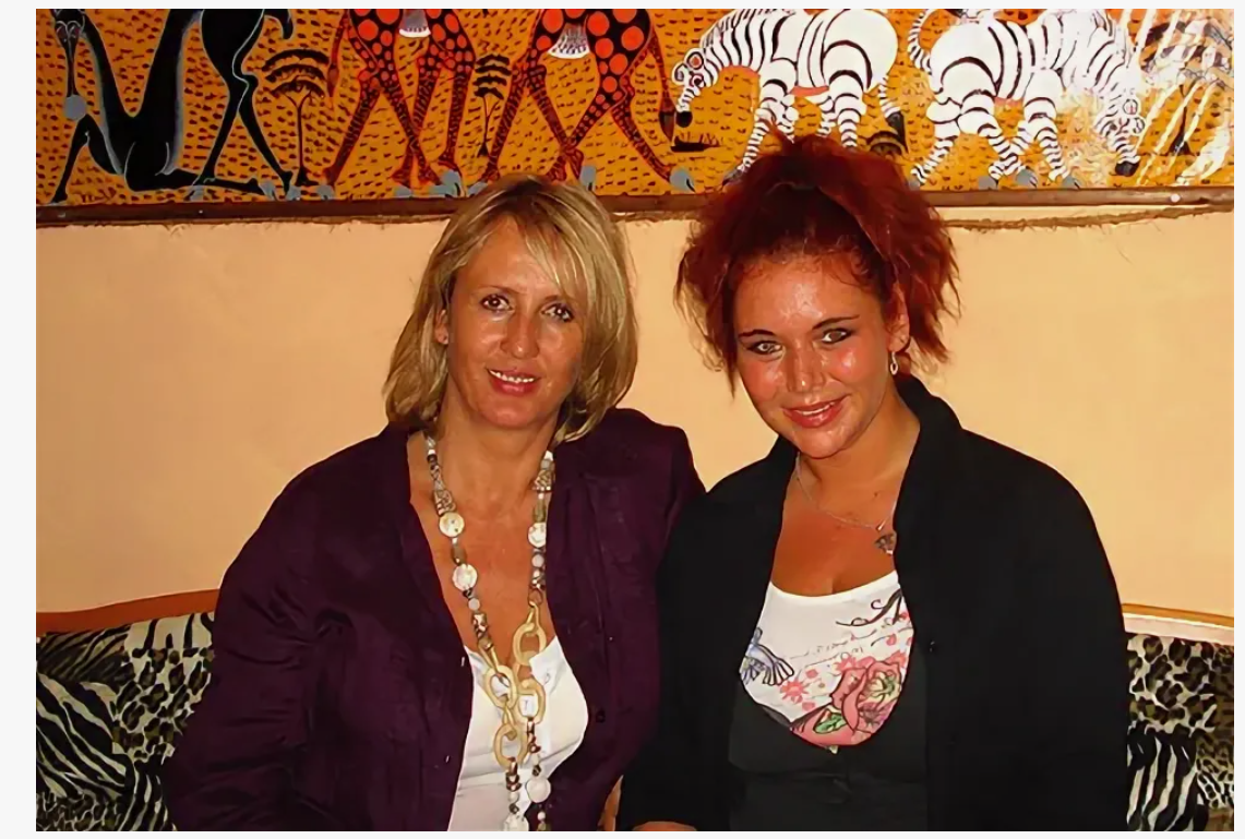 Коринна с дочерью