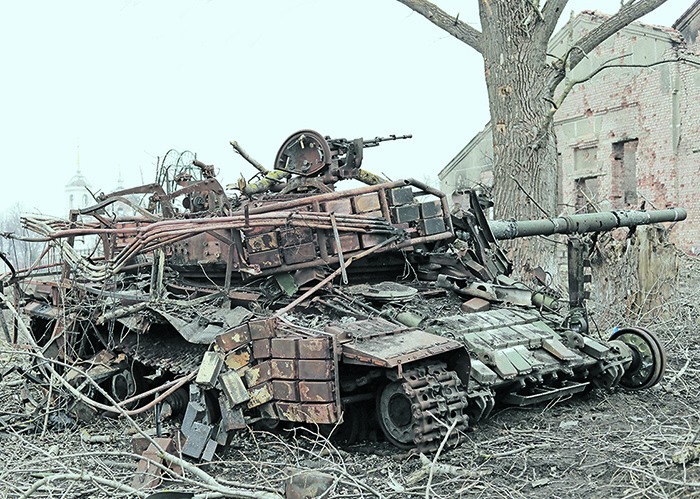 Разбитая техника ВСУ в зоне спецоперации. Фото Руслана СЕРГЕЕВА.