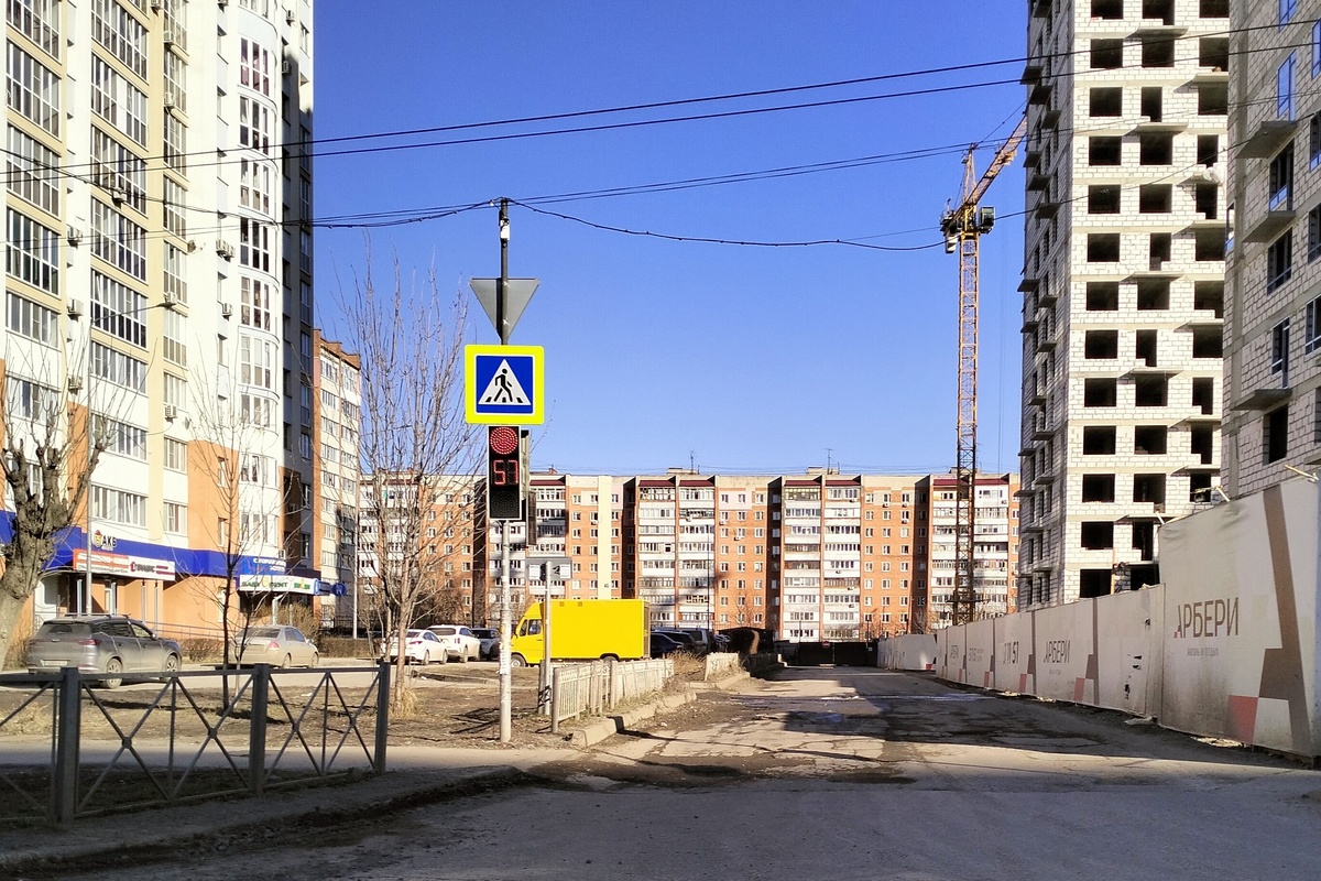 Улица Политрука Клочкова в Пензе больше напоминает тупик.