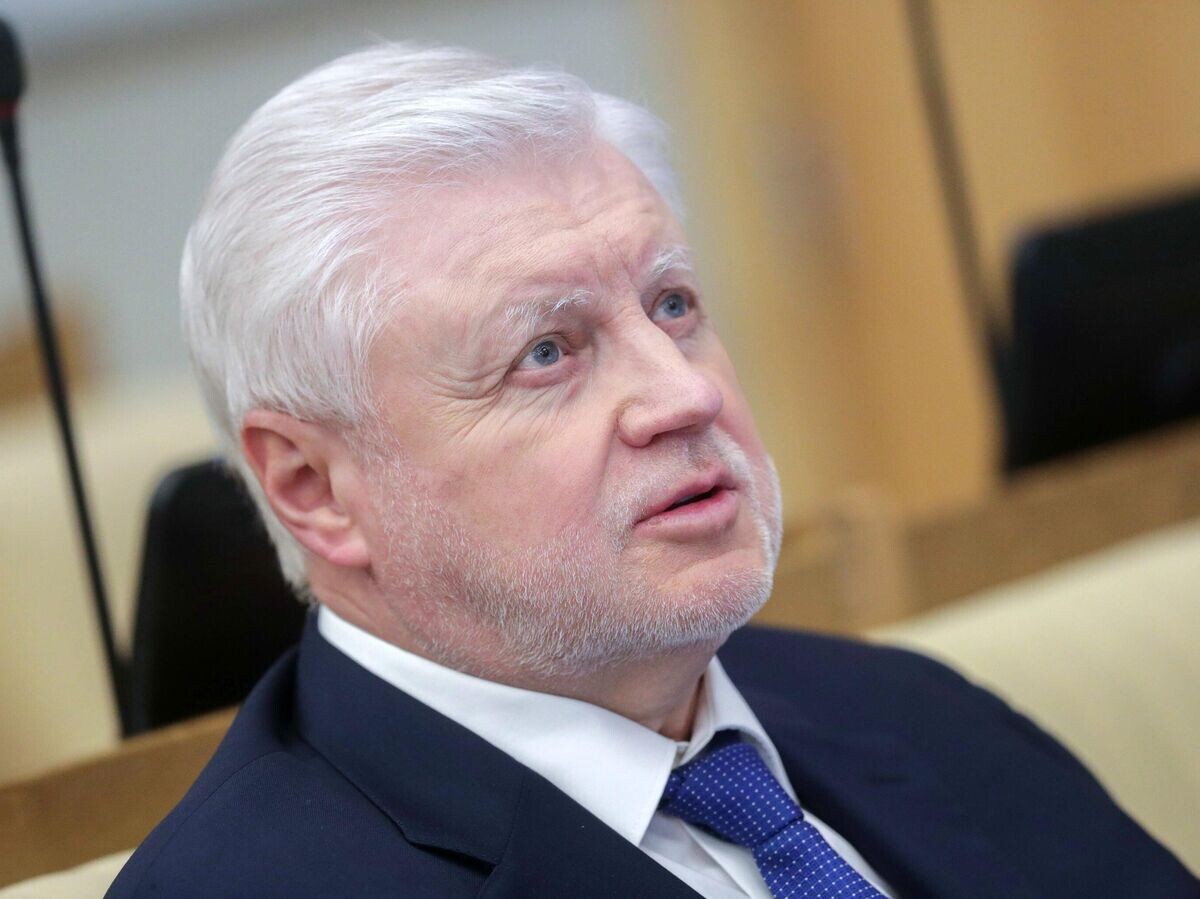    Руководитель фракции "Справедливая Россия" Сергей Миронов на пленарном заседании Государственной Думы РФ© РИА Новости / Пресс-служба Госдумы России