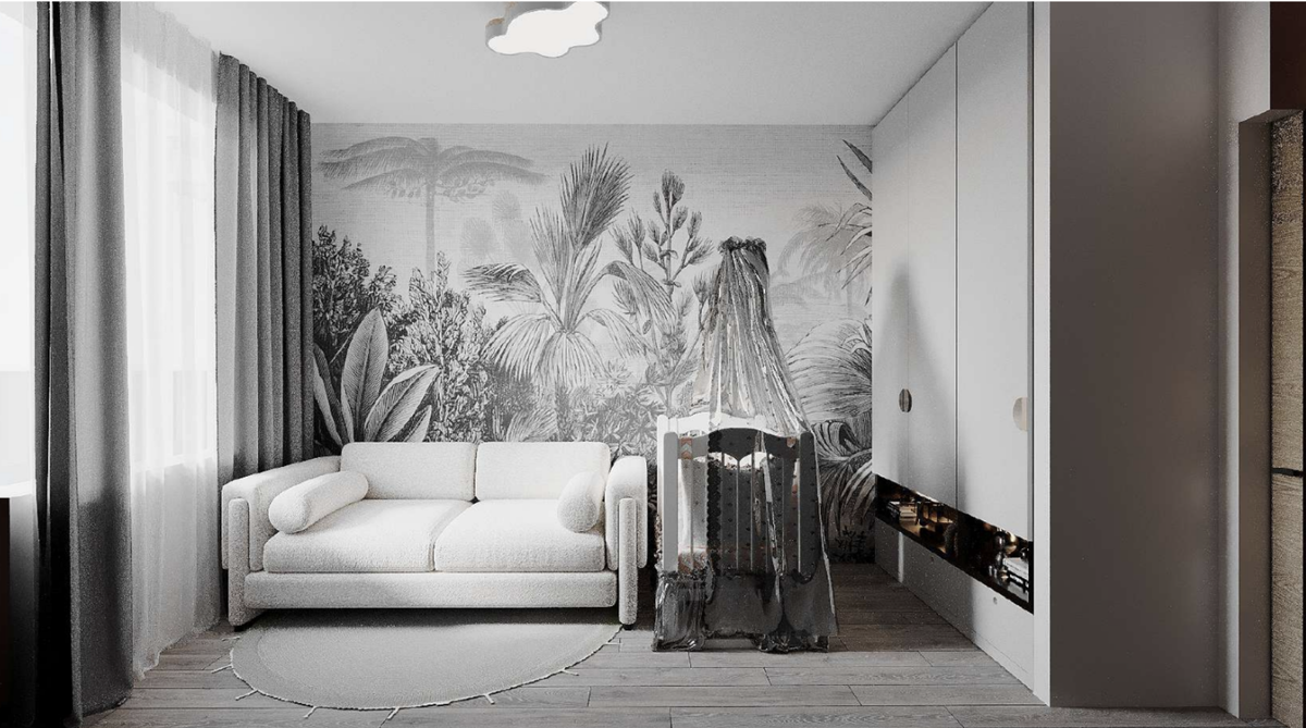 Ниже покажем вам полный дизайн-проект этой квартиры