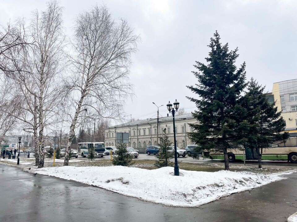   Снег в Барнауле, 24 марта. Источник: Виталий Барабаш