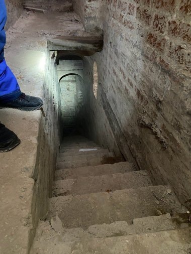    Так выглядит потайной ход, обнаруженный реставраторами в Вологодском кремле. Что за ним? Пока - загадка. / Фото: Главное управление охраны объектов культурного наследия правительства Вологодской области