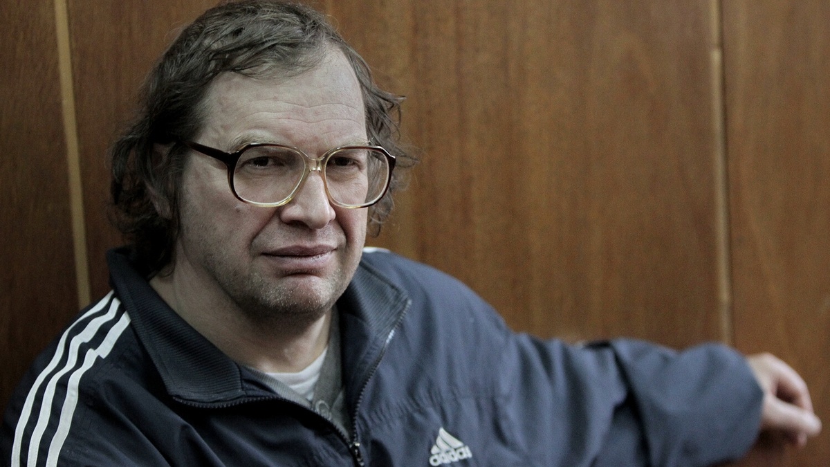 Сергей Мавроди в зале Хамовнического суда Москвы, где рассматривалась жалоба на его арест, 2012 год