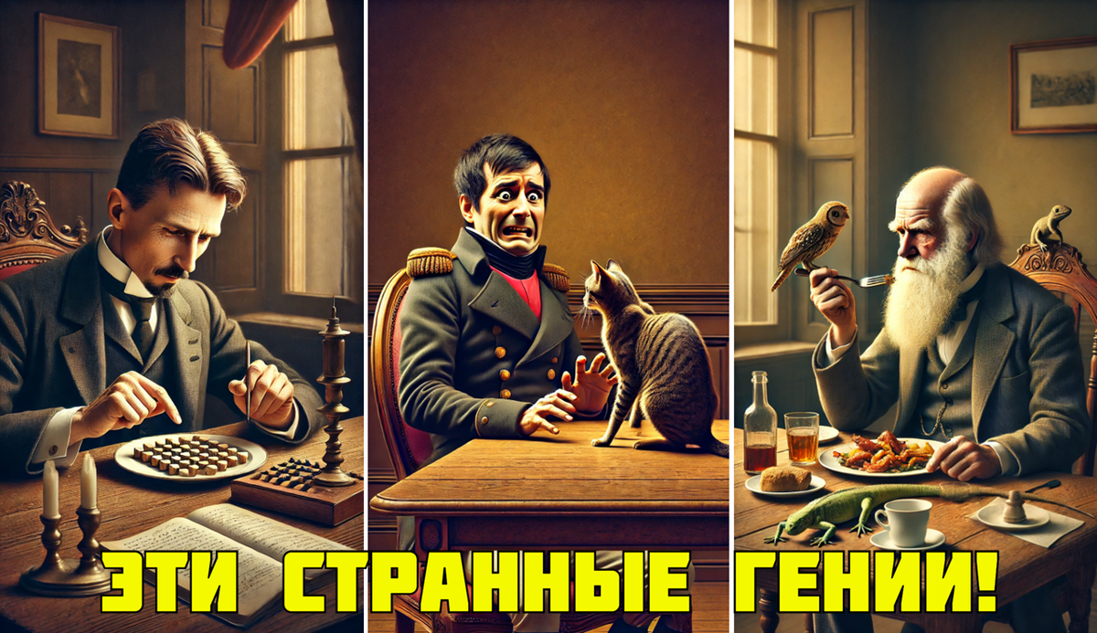 Странные привычки гениев.