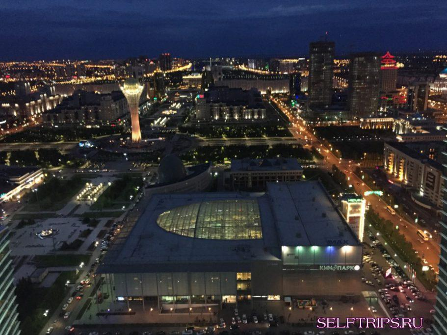 Астана с высоты птичьего полета