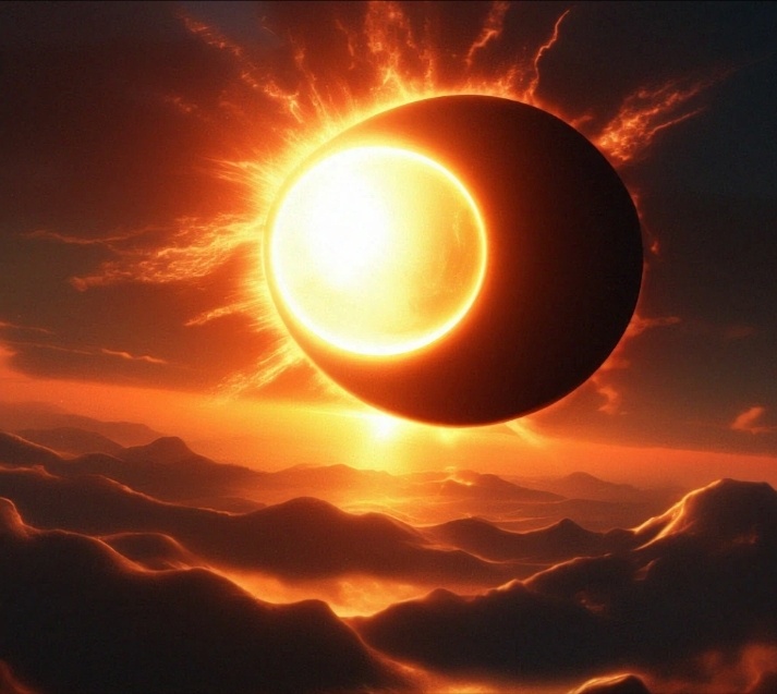 Затмение Солнца... 