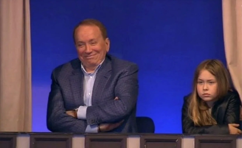 Таисия Маслякова с дедушкой Александр Масляков 