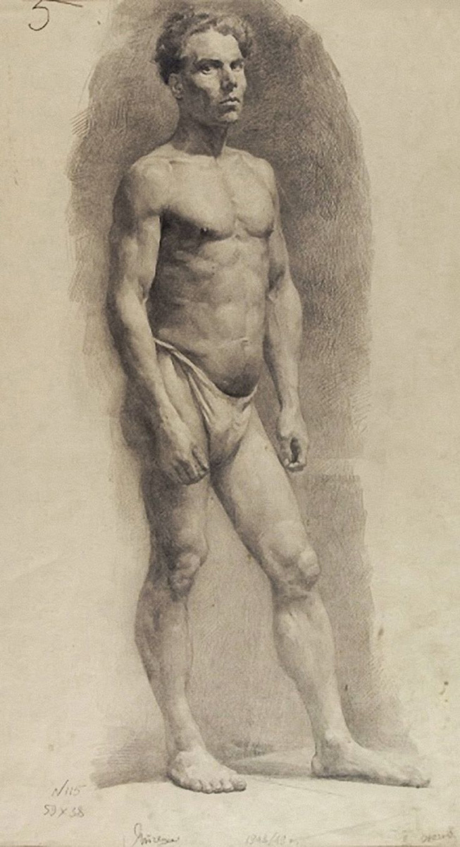 Автор - Чистяков Павел. Натурщик.