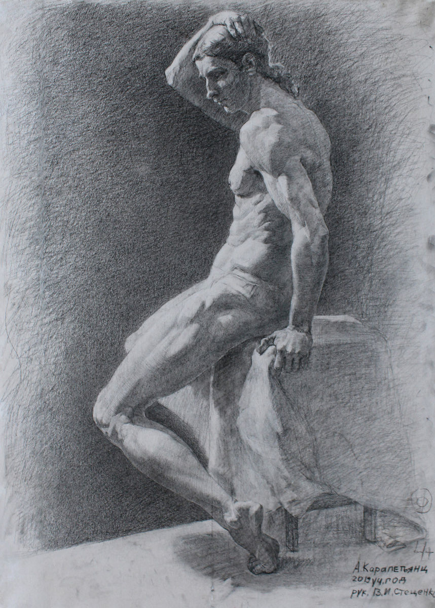 УЧЕБНЫЙ РИСУНОК (2019)
Desenho por Armen Karapetiants