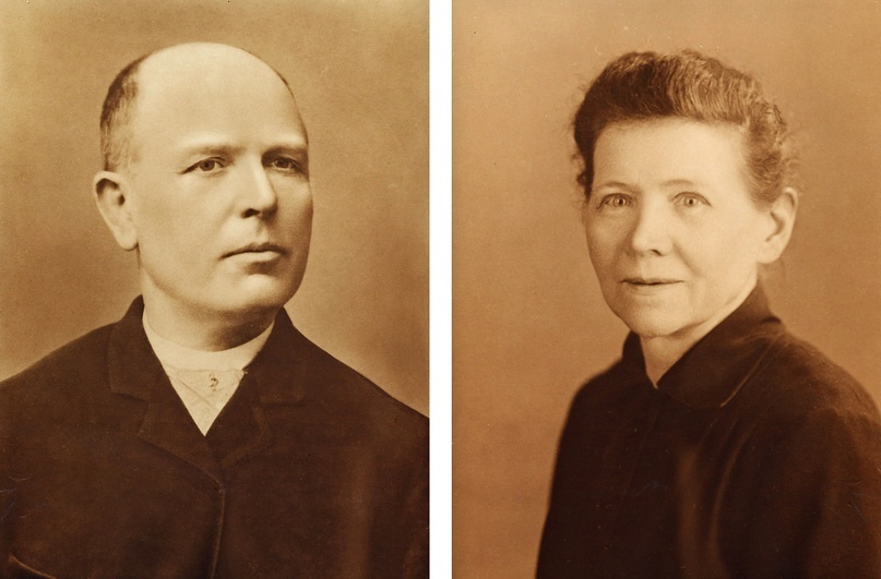 Йоханнес Губбельс со своей второй супругой Анной Марией Губбельс-Плюм