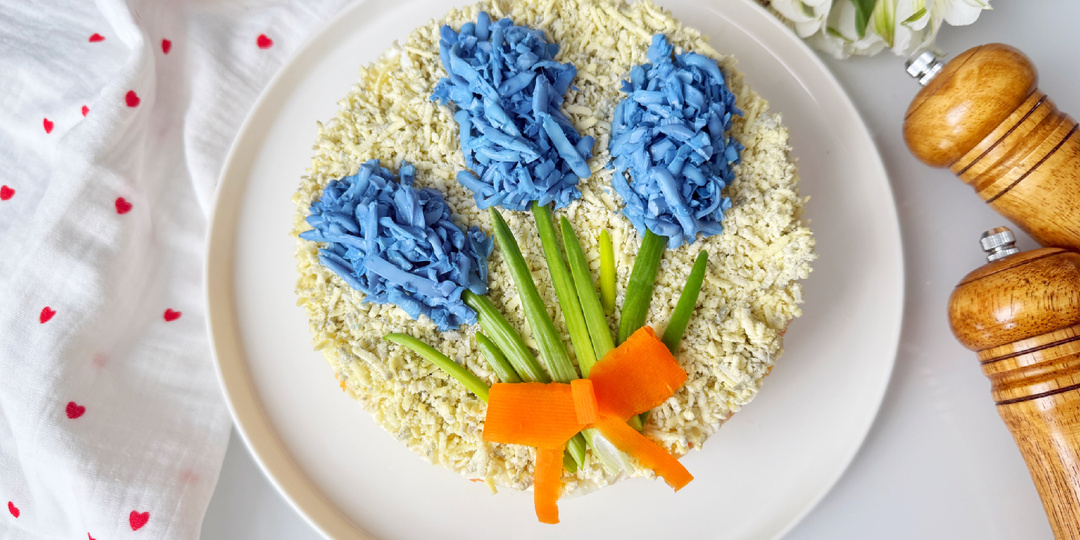 Удивите своих гостей! Салат "Весенние цветы": безумно вкусный и красивый