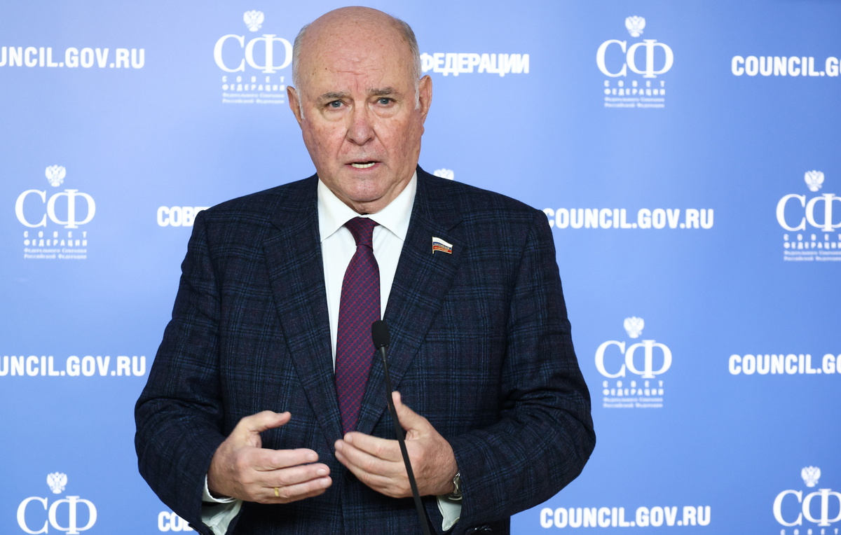    Председатель комитета Совета Федерации РФ по международным делам Григорий Карасин  Валерий Шарифулин/ТАСС