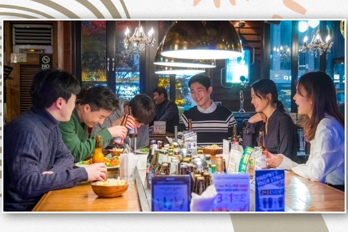 Кадр из корейской дорамы "Красивая нуна что покупает мне еду"