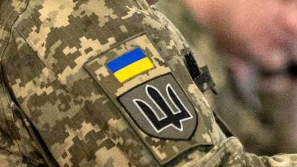    Украинский военнослужащий.