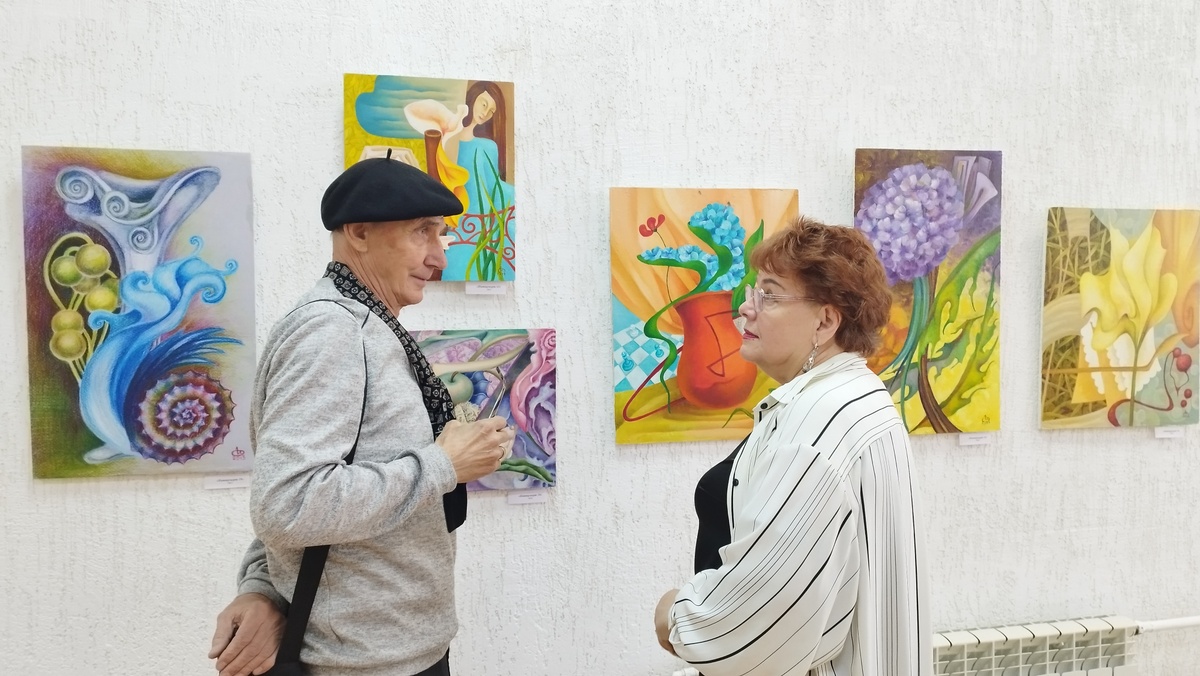 Волгоградские художники Владимир Николаевич Шолох и Инна Анатольевна Овчарук.