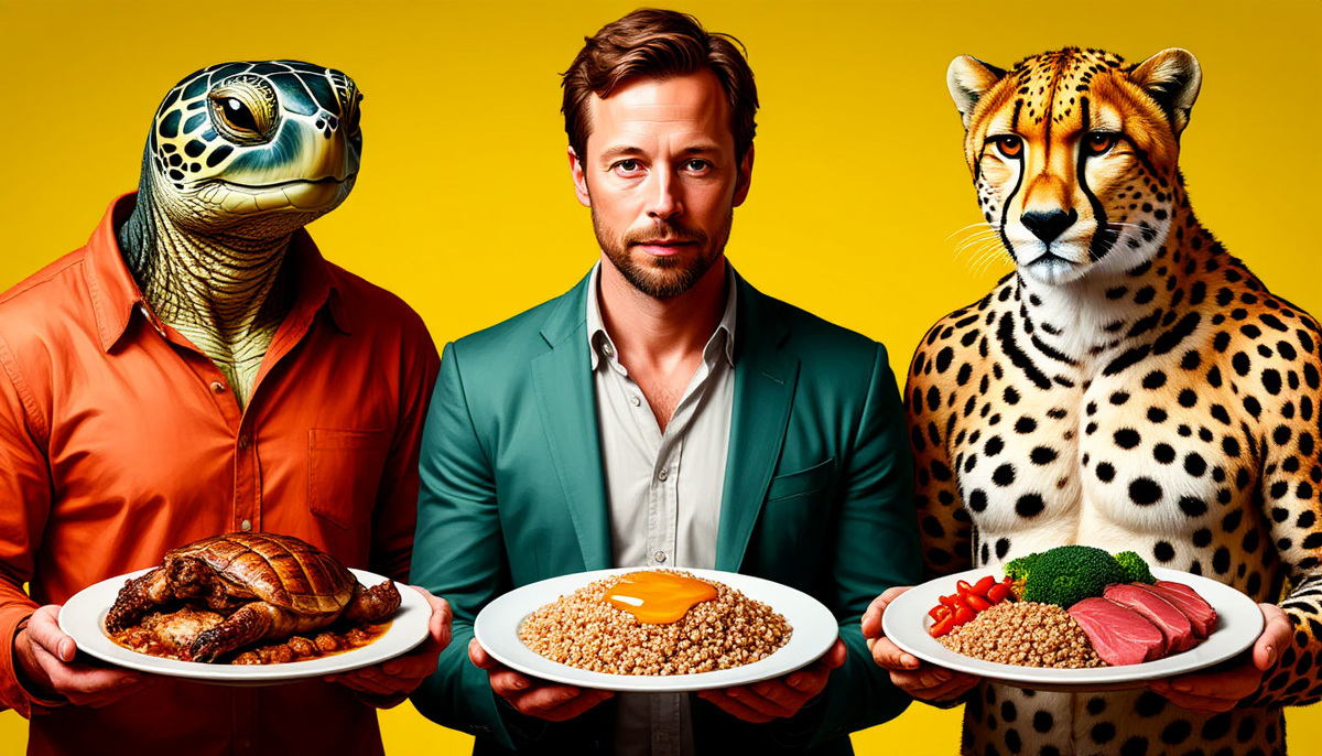 🔥 Метаболизм: Вы «черепаха», «гепард» или «универсал»?
(И как заставить ваше тело работать на вас, а не против)
