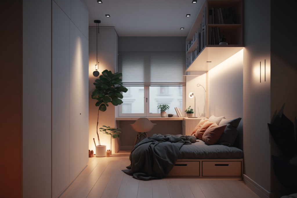    Дизайн минималистичной однушки в современном интерьере Keri