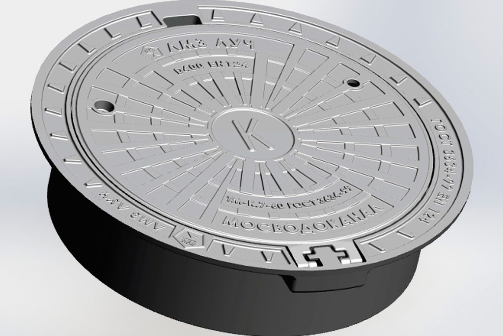 Плавающий люк из чугуна ВЧ