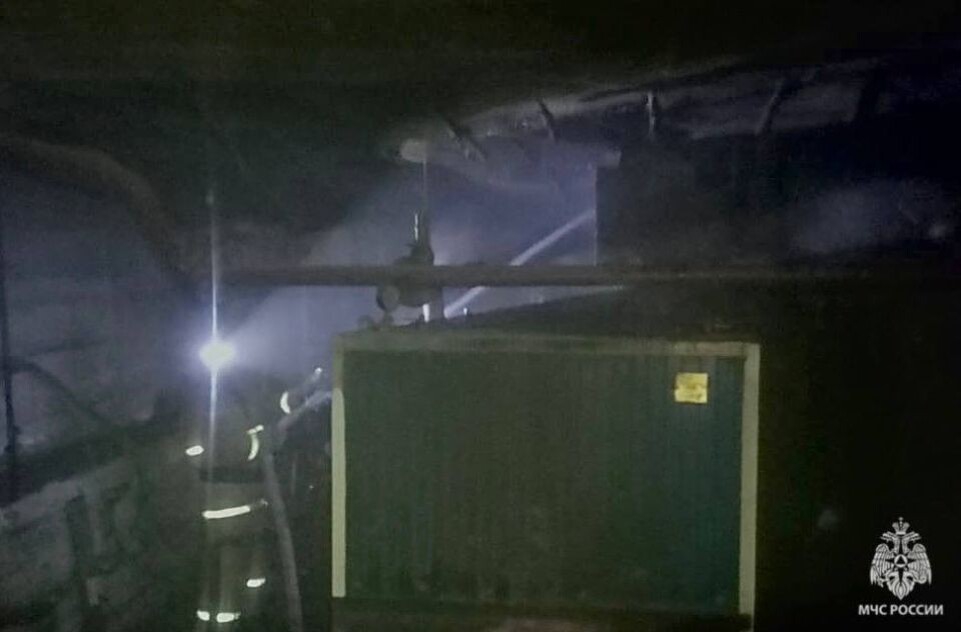    Пожар в селе Улаган. Источник: ГУ МЧС России по Республике Алтай