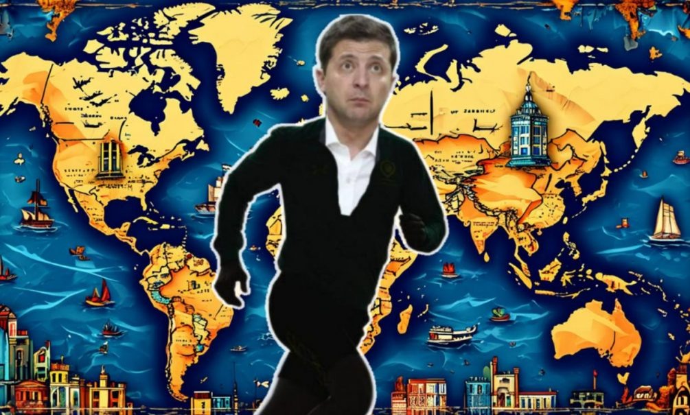   Зеленский сбежит? Иллюстрация: "Блокнот"