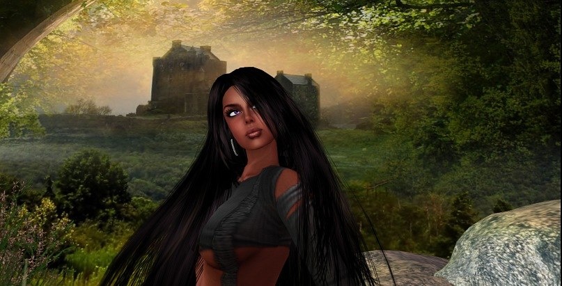 картинка автора. Перс Криста Кюри из игры "SL"