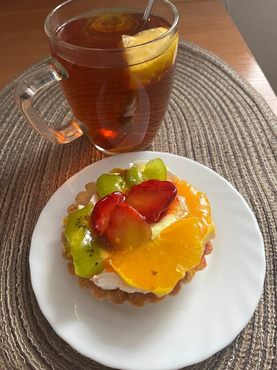 Чем более разноцветный прием пищи , тем больше нутриентов вы из нег получите! Даже сли это десерт. Фото автора