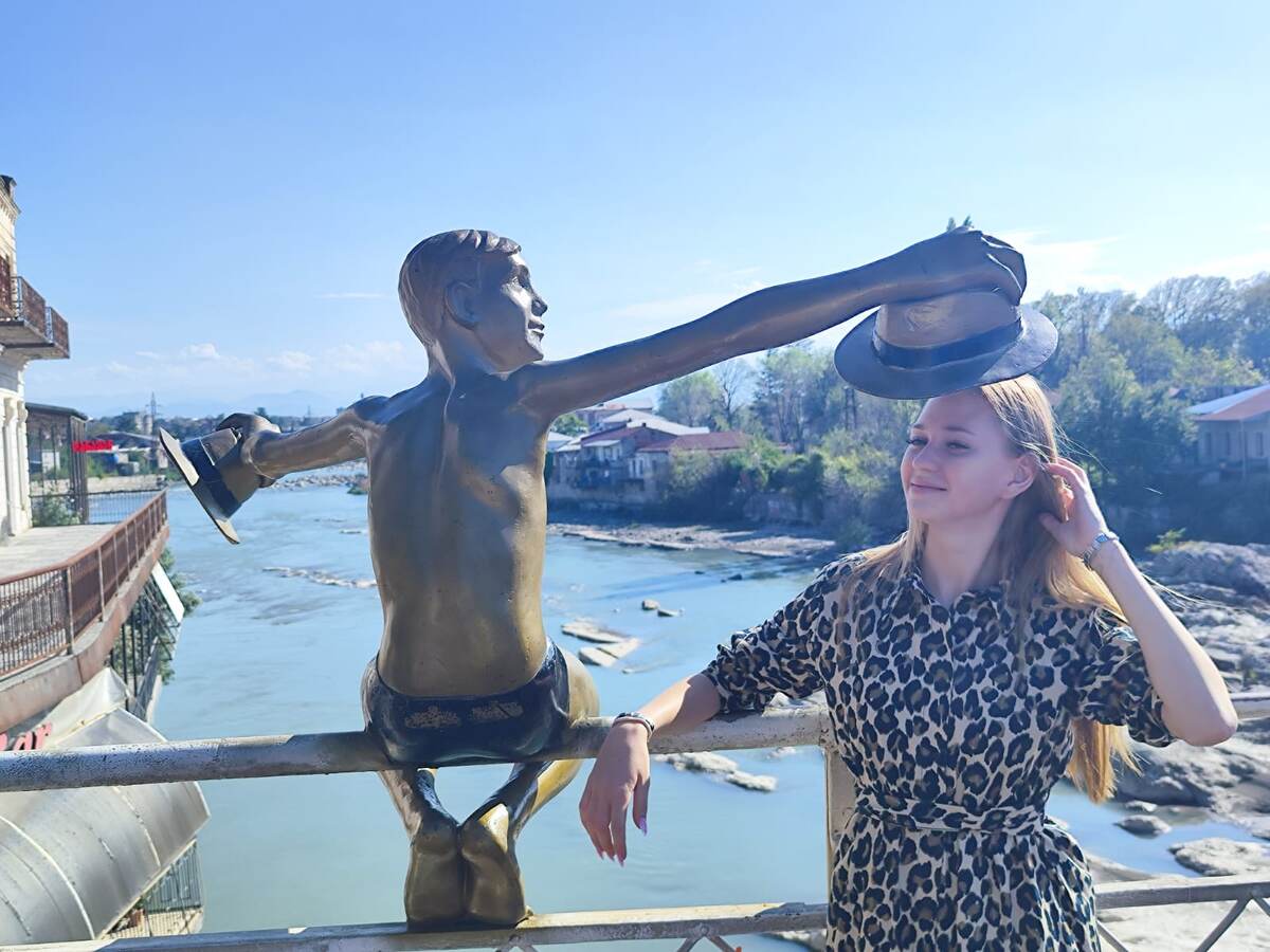 Белый мост в Кутаиси