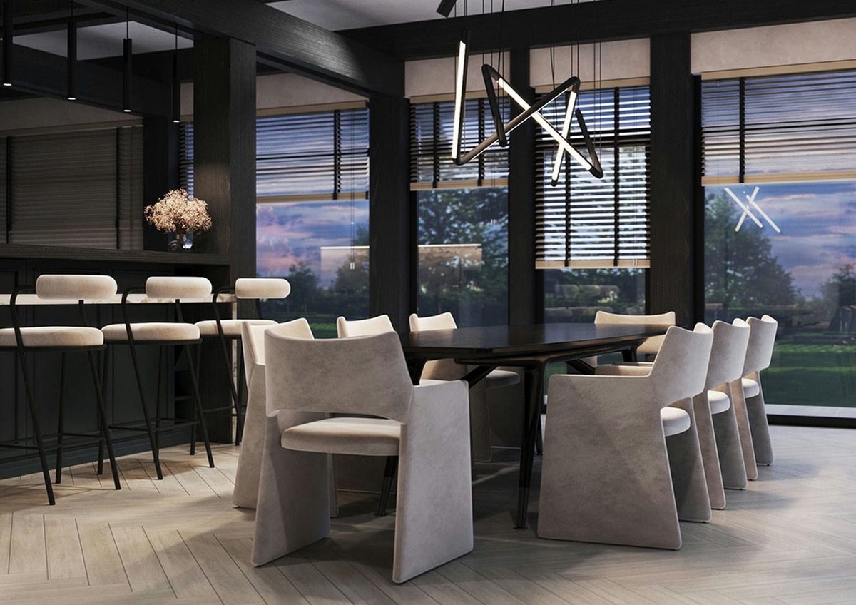 Дизайн-проекты кухни-гостиной в домах «ТАМАК»