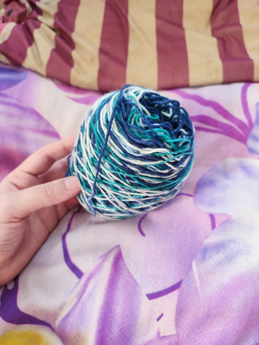 Остаток пряжи