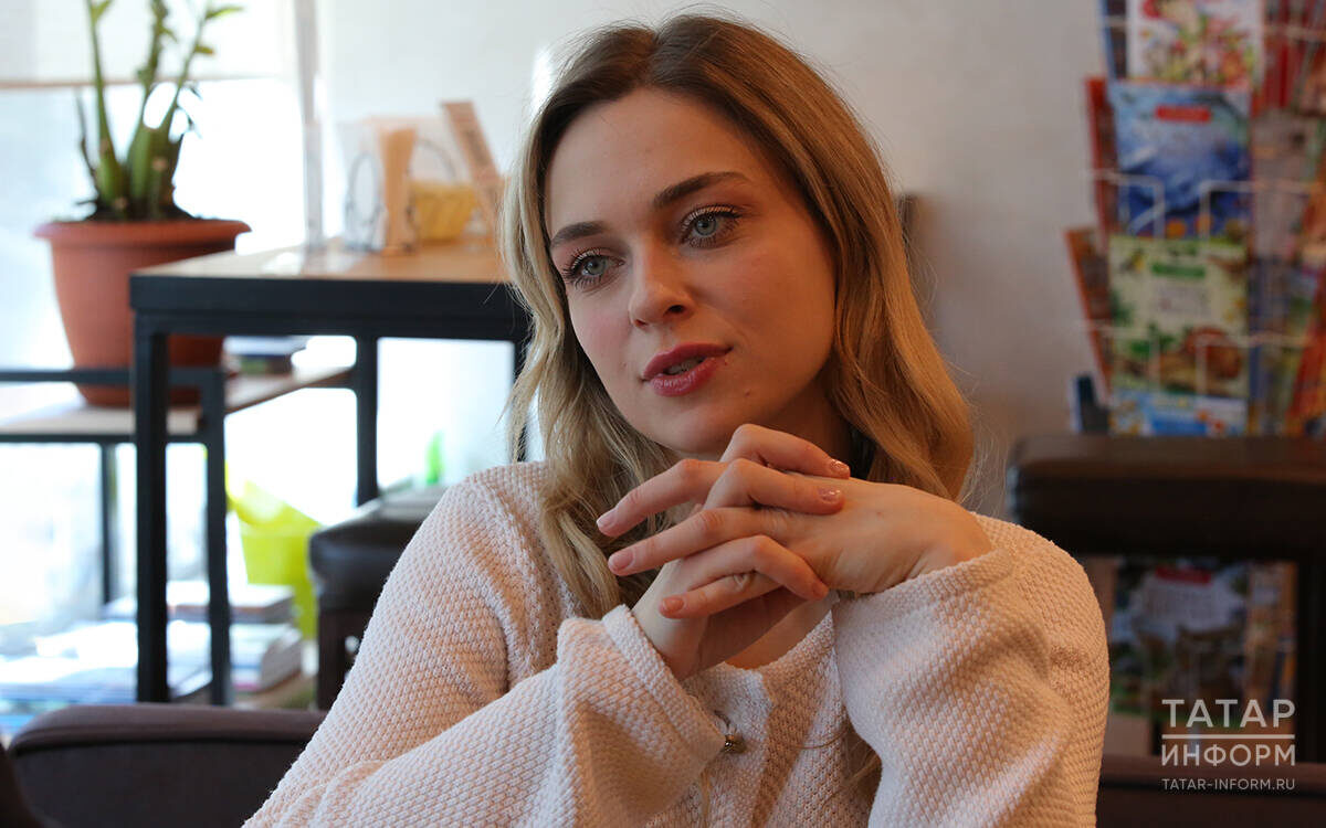 Актриса театра и кино, исполнительница одних из главных ролей в сериалах «Трудные подростки» и «Афродеревня» Анастасия КрыловаФото: © Султан Исхаков / «Татар-информ»