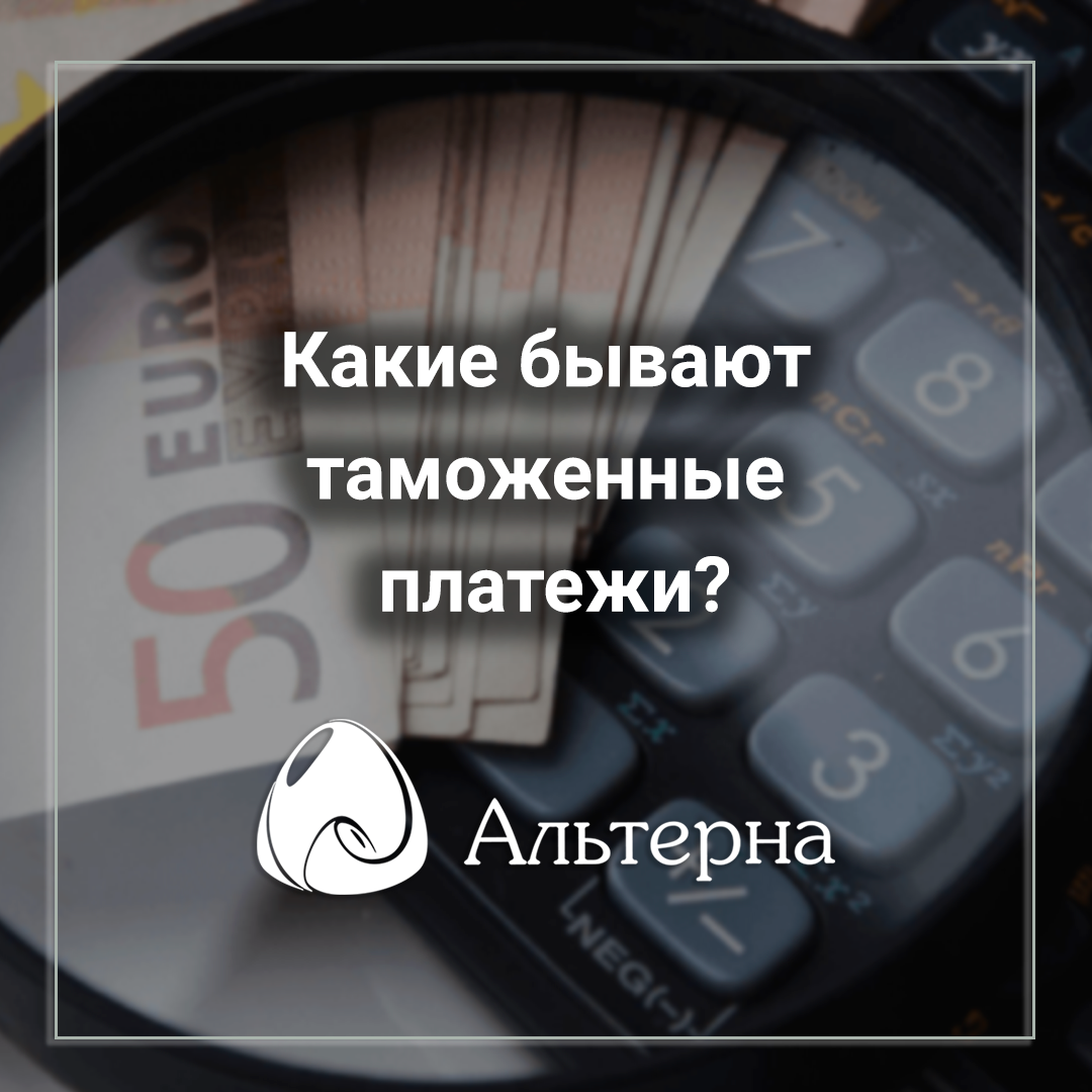 Какие бывают таможенные платежи?