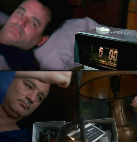 Кадры из фильма «День сурка» (1993)