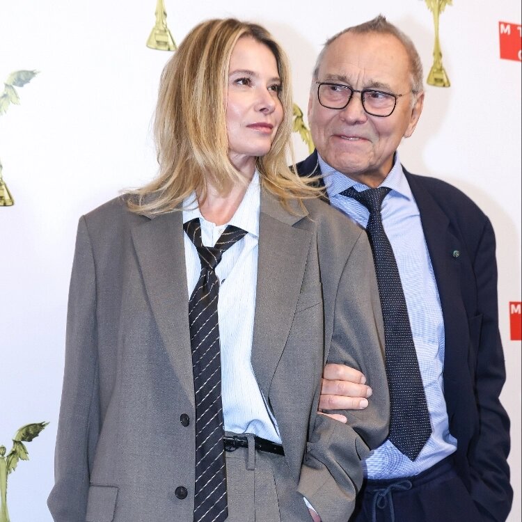 Юлия Высоцкая и Андрей Кончаловский📷
