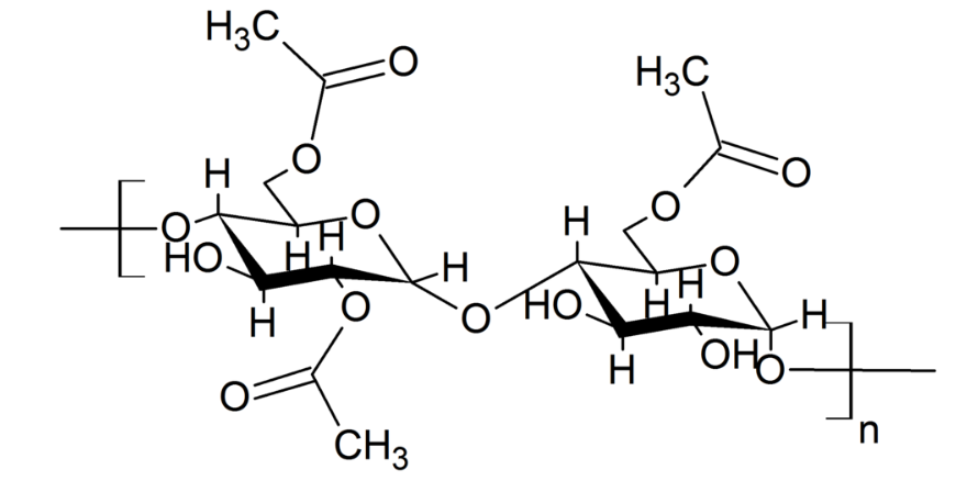 Структурная формула ацетата крахмала