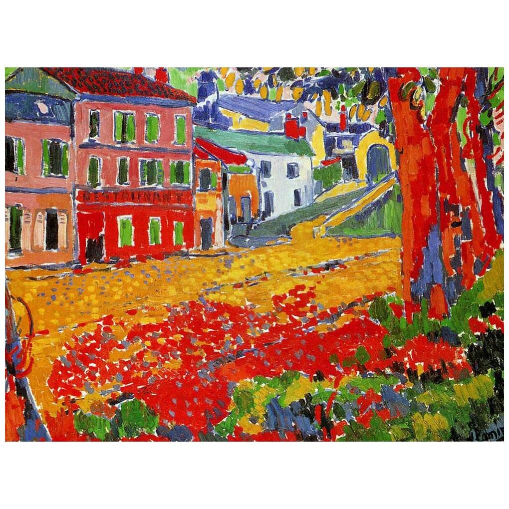 Maurice de Vlaminck. Restaurant La Machine à Bougival. 1905