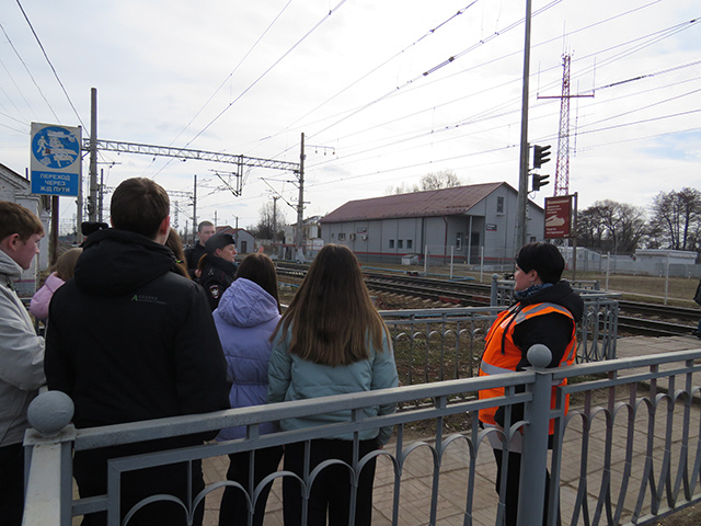 На железнодорожной станции в Тверской области провели занятие по безопасности