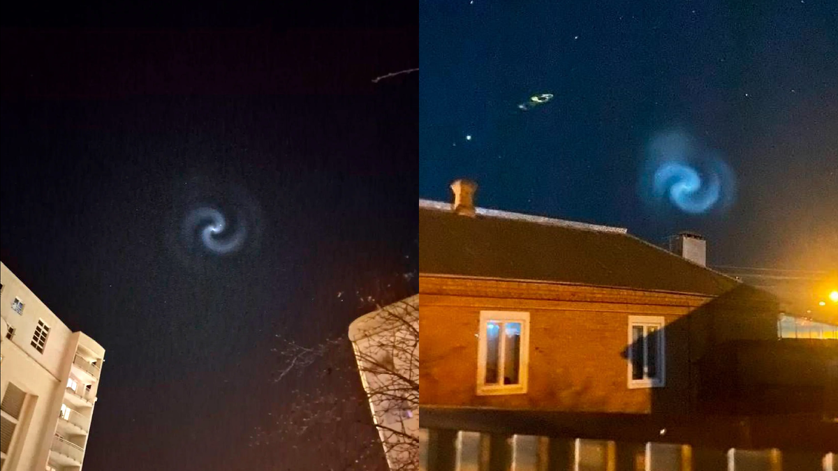 Такое нечасто увидишь над своей крышей