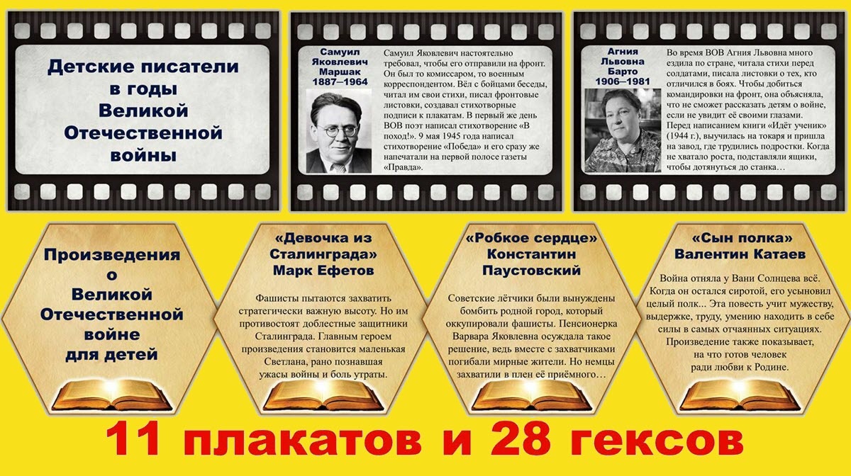 Писатели и книги про ВОВ для детей