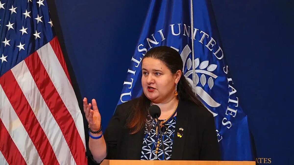    Посол Украины в США Оксана Маркарова.