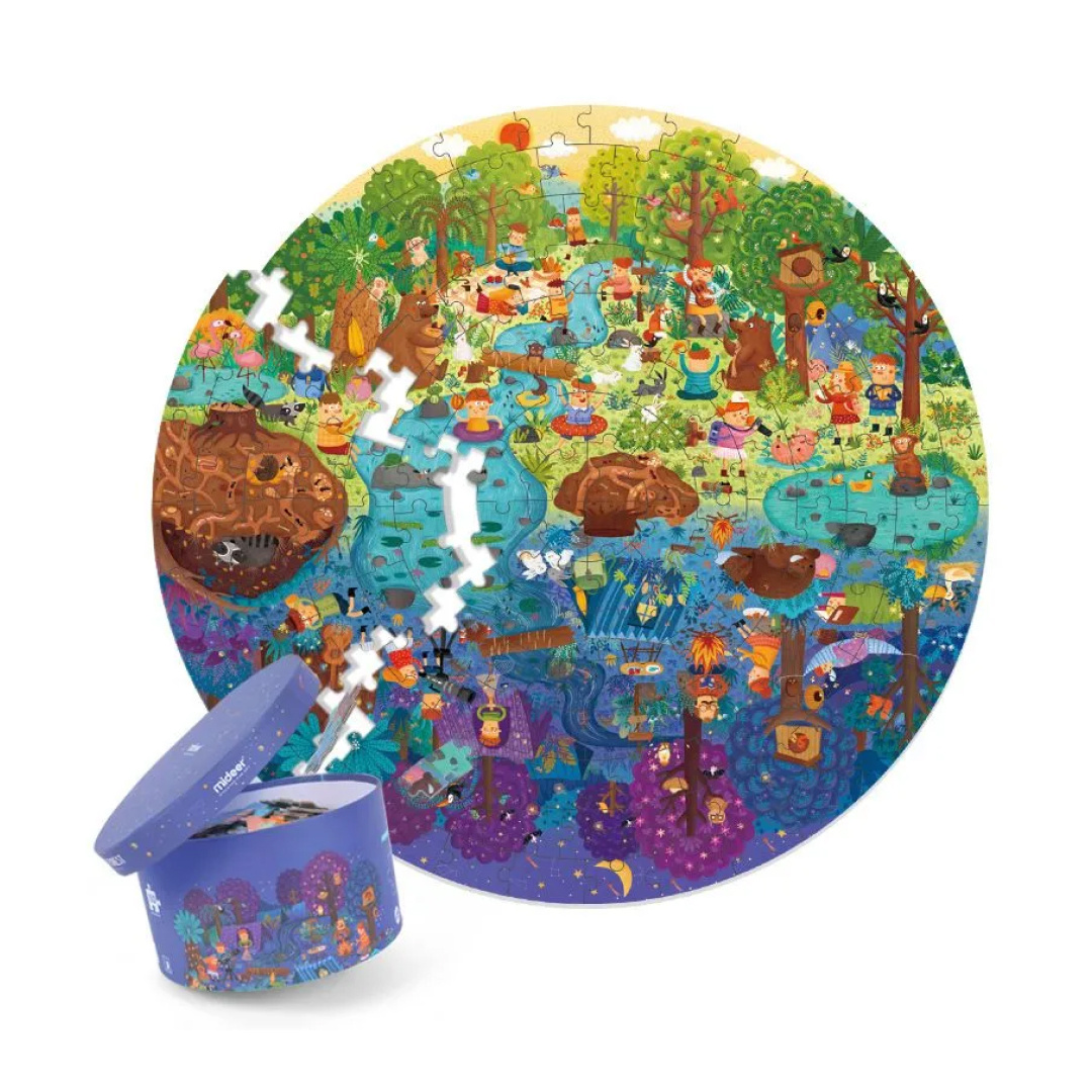 Пазл Mideer «Целый день в лесу»