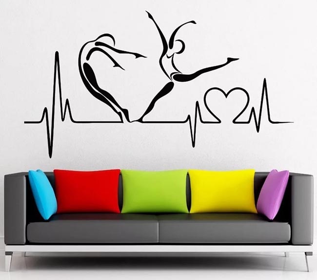 Интерьерная виниловая наклейка